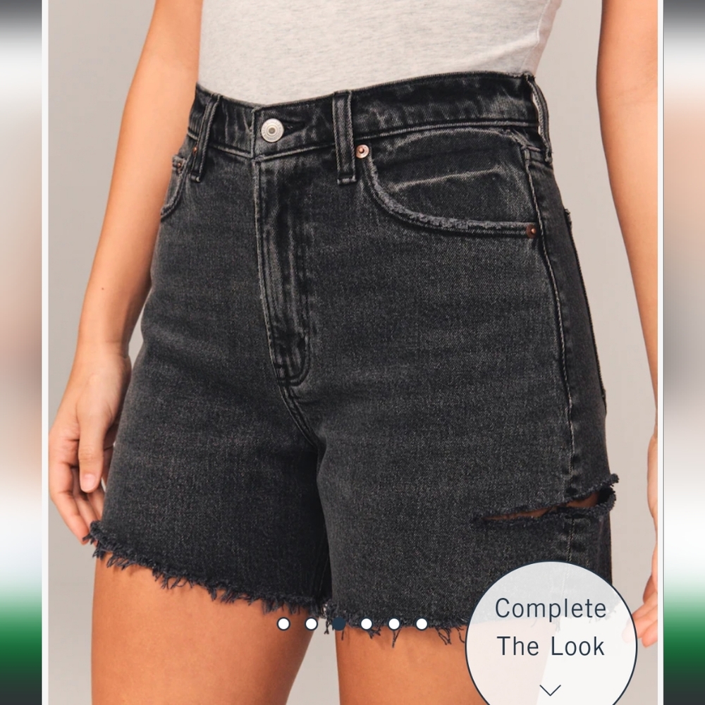 Curve love high rise dad shorts